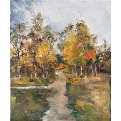 “Kyiv Autumn” – Original Oil Painting by Marina Stognieva
